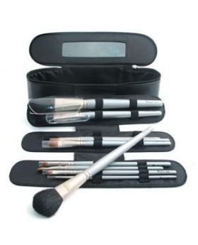 Denman Professinal Zipped Case With Mirror & 10 Make up Brush 