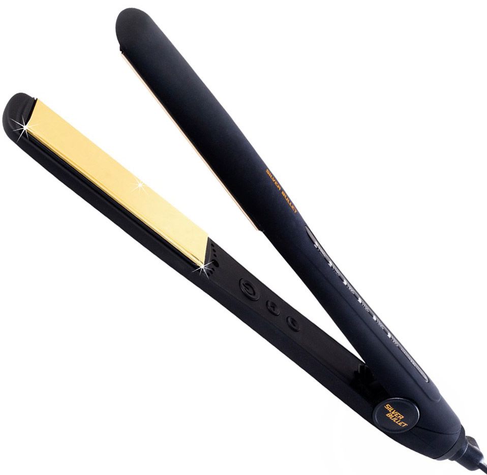 Silver Bullet Keratin 230 Gold Titanium Hair Straightener Free