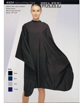 Wahl Microfiber & Water Resistant Salon Cape 3004 (Black)