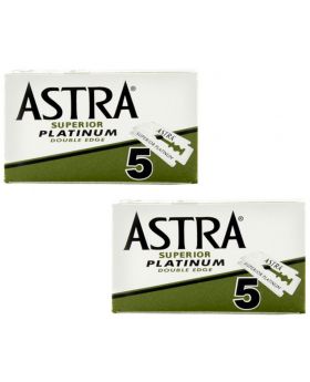 10x ASTRA Superior Platinum Double Edge Razor Blades 
