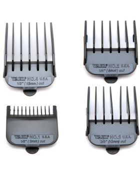 Wahl Black Clipper Comb Attachment Guides #1 to #4 WA3161