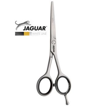 Jaguar Scissors 4.5" White Line Satin Hairdressing Series - 0345