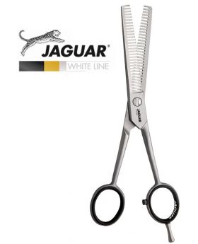Jaguar Thinners 5" White Line Satin Double Sided Hairdressing Series - 3350