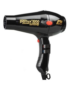 Parlux 3200 Ionic + Ceramic Compact Professional Hair Dryer-Black