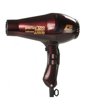 Parlux 3200 Ionic + Ceramic Compact Professional Hair Dryer-Chocolate Cherry