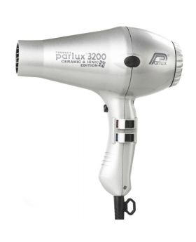 Parlux 3200 Ionic + Ceramic Compact Professional Hair Dryer-Silver