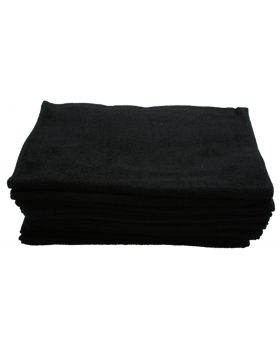 10x Black Bleach Proof Salon Towel 40cm x 68cm