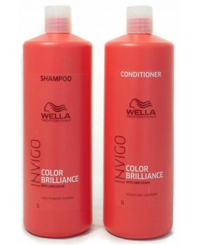 Wella Professionals Brilliance Shampoo & Conditioner 1L Duo 
