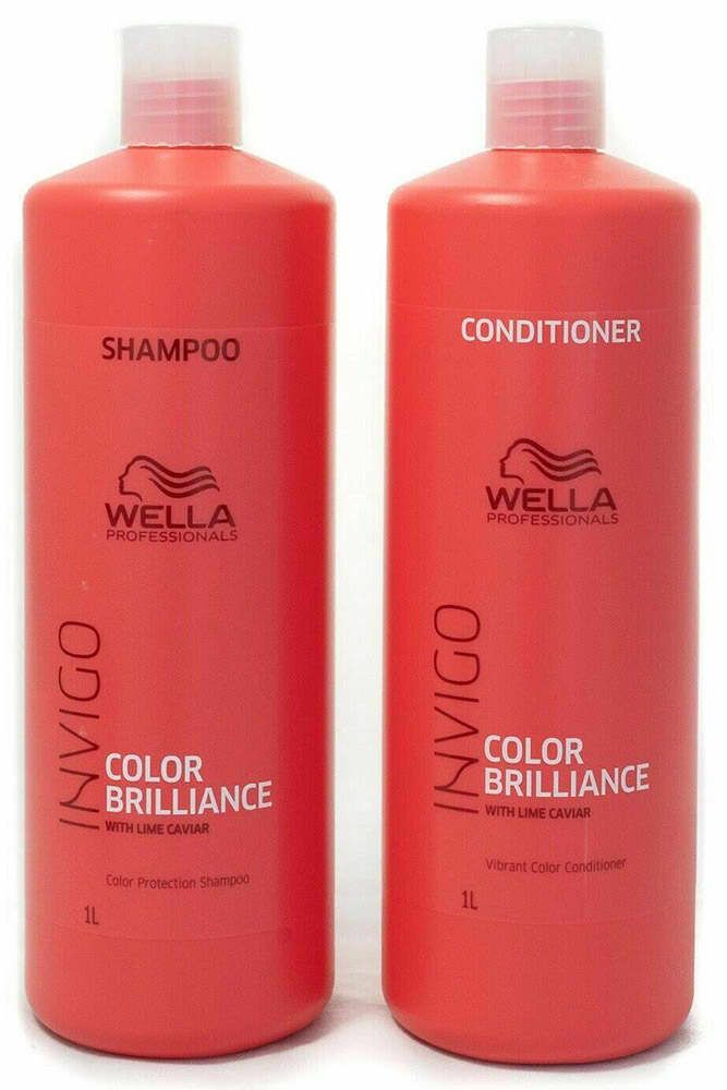 Wella Professionals Brilliance Shampoo & Conditioner 1L Duo Free Delivery