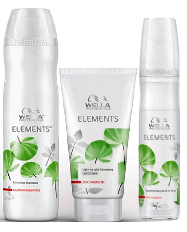 Wella Professionals Elements Renewing Trio Pack (Shampoo+Conditioner+ Treatment) - Free Delivery