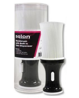 Salon Neck brush with built in Talc Powder Dispenser