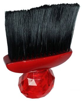 Silver Bullet Crystal Neck Duster Brush (Red)